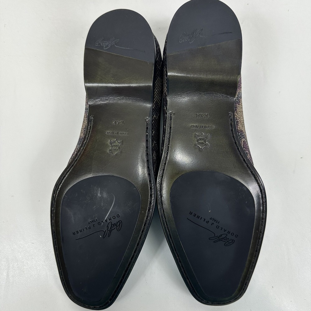 Donald Pliner Pascow Skulls Embellished Loafers Men's Size 10.5M UK - Picture 11 of 16